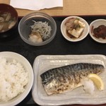 Sumiyakiya Maruwa - 焼きサバ定食￥８００