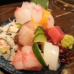 おでんと鴨蕎麦居酒屋 じんべえ - 自社魚屋のお造り盛