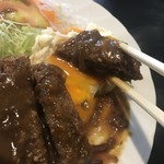 とんかつモリ - メンチカツ定食