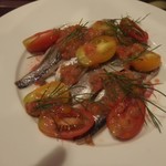 葡萄酒蔵 - イワシとトマトのマリネ