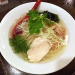 金町製麺 - 鯛と蛤の冷たい塩そば
