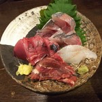 金町製麺 - 刺身盛り