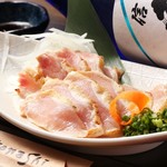 Shiki Shun Sai Sakaba Ichi - 宮崎地鶏のタタキ　2種盛り