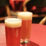 横浜ビール本店レストランUMAYA - ラガーとペールエール