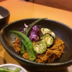 ムスビカフェ - ナス入りベジキーマカレー