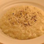 Cheese risotto with truffle aroma