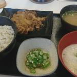 吉野家 - 麦とろ牛皿御膳