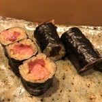 松もと - 鉄火と干瓢巻