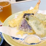 Hamashin - 2018年6月　ひつまぶしと天ぷらセットの天ぷら