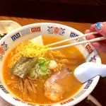 福の家 - 赤鬼味噌ラーメン