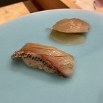 すし昇 - 関イサキ 皮目が美味しいです