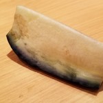鮨 さかい - ⑪泉州水茄子(大阪府泉州産)
      瑞々しくスッキリと爽やかな味わい。