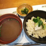 のどぐろ専門 銀座 中俣 - 土鍋ご飯としゃぶしゃぶの出汁のおすまし