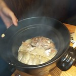 のどぐろ専門 銀座 中俣 - 土鍋ご飯