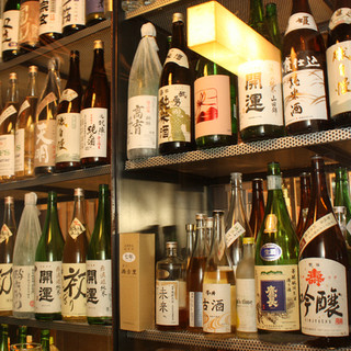 A lineup of sake that will satisfy everyone from beginners to connoisseurs!