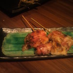 海鮮楽屋 福福屋 - 串焼き（もちチーズベーコン巻）