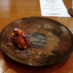 トウモロコシとピスタチオのフリット