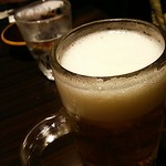 とりの介 - 生ビールと焼酎水割り