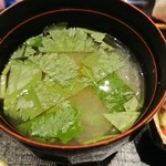 おにく 花柳 - 汁もの