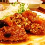 かわず - 煮込みハンバーグランチ　800円