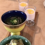 和人 - ビーツの冷静ポタージュスープともずくじゅん菜