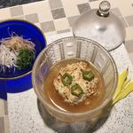 MIRAIE Dining - 湯葉素麺の梅肉仕立 薬味を添えて