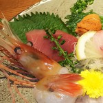 のどぐろ専門 銀座 中俣 - お造り(北海道産）