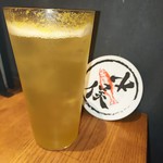 のどぐろ専門 銀座 中俣 - 梅申春秋ソーダ割り