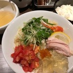 つけ麺一燈 - 蟹出汁冷やし和えつけそば(4)