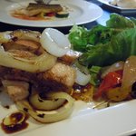 グリル マツモト - ボリュームある「豚肩ロースのグリエ」