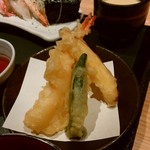 かんきち - 「かんきち特選ランチ」の天ぷら