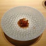 鮨 唐島 - つぶ貝の香草漬け