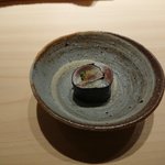 鮨 唐島 - 鰯の海苔巻き