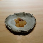 鮨 唐島 - 烏賊ゲソの魚醤漬け