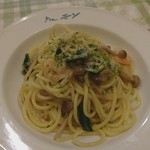 Guriru Mon - 小エビと飯山きのこのスパゲッティ（塩）