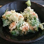 山水の技 - 二度目の来訪：かきあげ天茶
      (2014.3月)