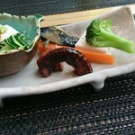 山水の技 - 三度目の訪問：前菜
      (2014.8月)