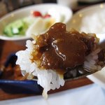 定食&ちょい飲み家 志乃多 - 牛スジカレー　￥500