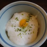 久保田 - 白米にとろろとうずらです