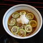冷しすだち蕎麦