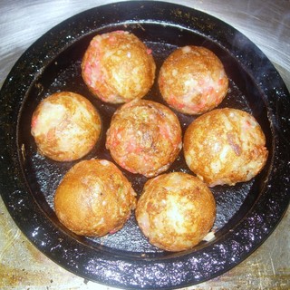 屋台のたこ焼きセット♪自分で上手く焼けるかなぁ(笑)