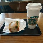 スターバックスコーヒー - ドリップコーヒーVenti&クラブハウスサンドイッチ@スターバックスコーヒーイオンモール大阪ドームシティ店（2018年1月某日）