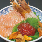 北海づくし丼（酢飯）