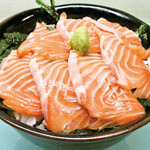 サーモン丼（酢飯）