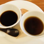 裏参道牛肉店 - グレービーソース&はつかり醤油のステーキソース