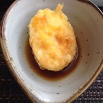 山水の技 - 天ぷら（落とし卵）