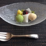 山水の技 - デザート