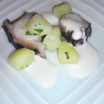 前菜のタコとジャガイモ