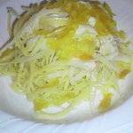 イル・リストランテ・ネッラ・ペルゴラ - 毛ガニとカラスミのタリオリーニ