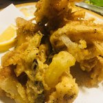 錦江湾 - かき揚げ。